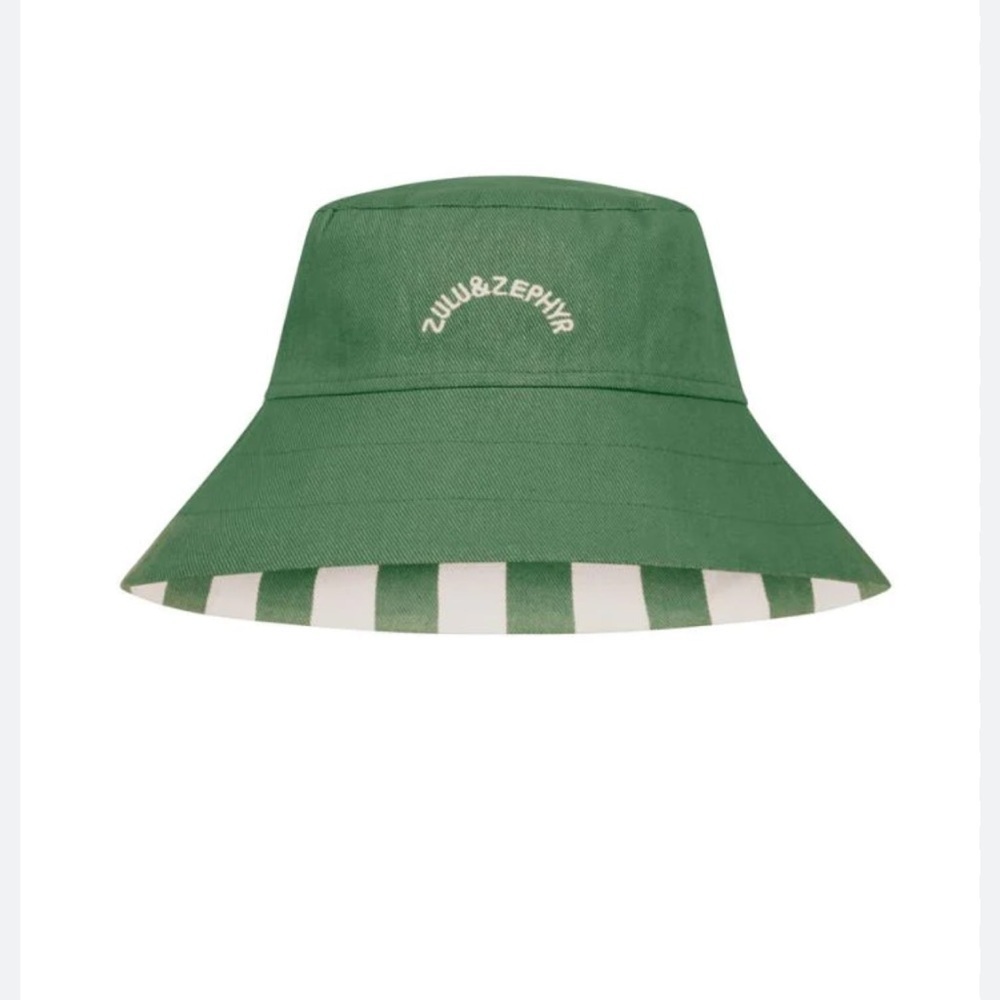 Zulu & Zephyr Reversible Stripe Bucket hat